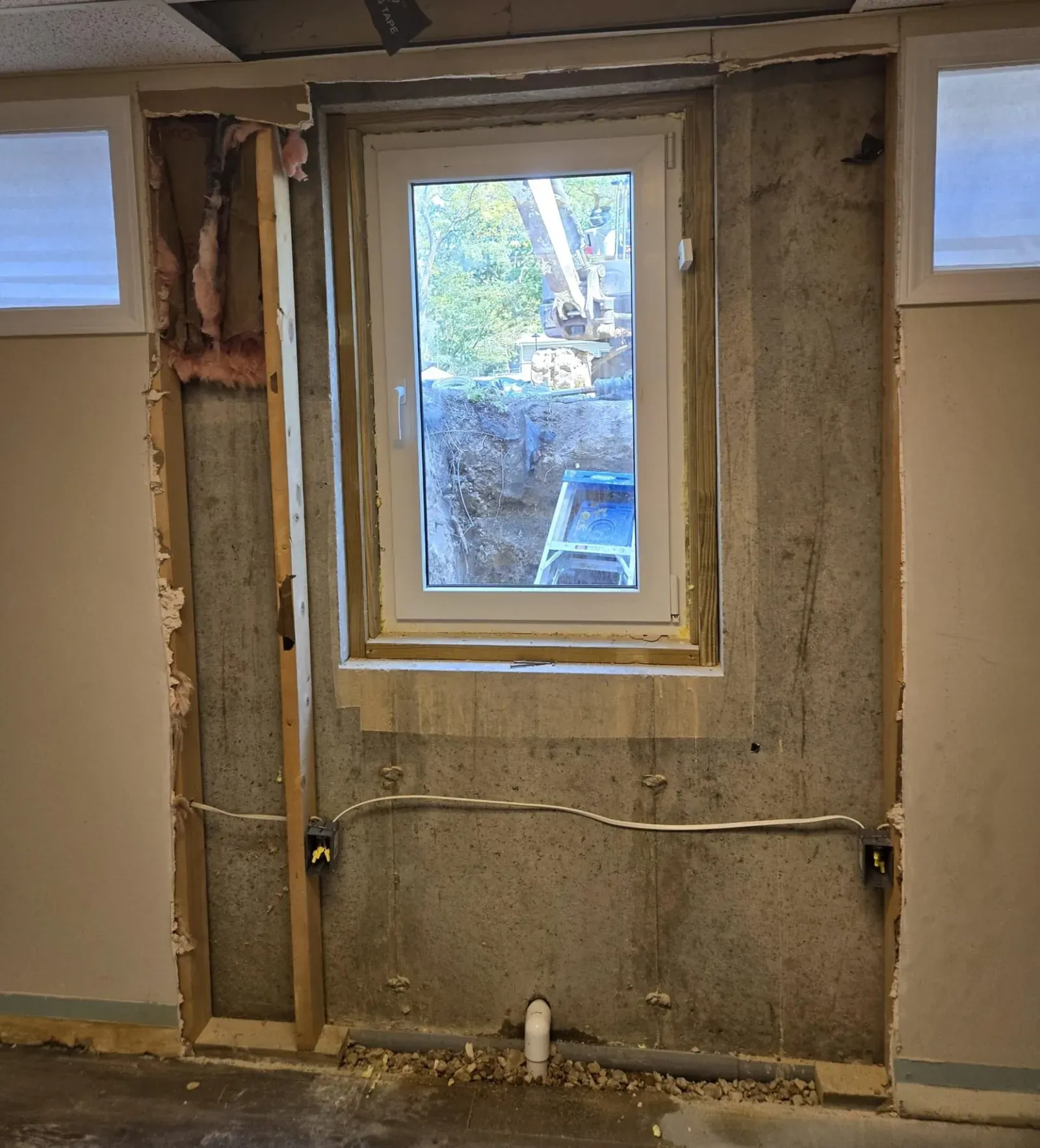 Concrete cutting window installation